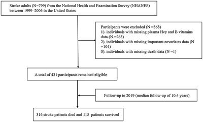 Associations between homocysteine, vitamin B12, and folate and the risk of all-cause mortality in American adults with stroke